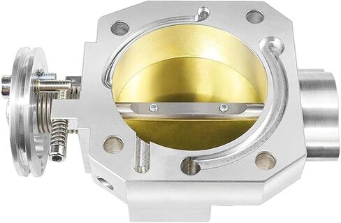 Aluminum 70mm Intake Manifold CNC Throttle Body Valve Compatible for Honda B16 B18 D16 F22 B200 D/B/H/F EF EG EK H22 D15 S2000(70MM Throttle Body) in Saudi Arabia
