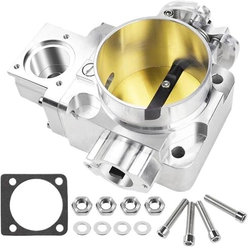 Aluminum 2.75" 70mm Intake Manifold CNC Throttle Body Valve Compatible for Mitsubishi Lancer EVO 7 8 9 4G63 Engine 01-05 SL in Saudi Arabia