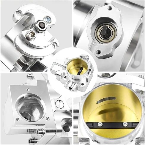 Aluminum 2.75" 70mm Intake Manifold CNC Throttle Body Valve Compatible for Mitsubishi Lancer EVO 7 8 9 4G63 Engine 01-05 SL in Saudi Arabia