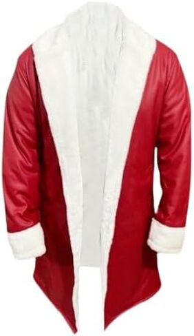 Men's Christmas Santa Claus Handmade Christmas Gift A2 Bomber Aviator Real Leather Coat Jacket in Saudi Arabia