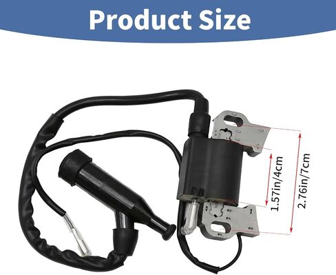 GX390 Ignition Coil Kit w/Spark Plug & Switch Replacement for Honda GX240 GX270 GX340 8HP 9HP 11HP 13HP Engines 339cc 389cc 439cc Generators, Replace 30500-ZE2-023, 30500-ZF6-W02 in Saudi Arabia