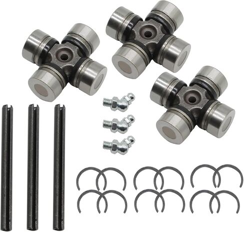 3PCS 2203703 2202015 Front & Rear Prop Shaft U-Joint Compatible with General 1000 Ranger 500 570 700 800 Diesel 900 1000 RZR 800 900 1000 Sportsman 335 450 550 570 850 3235616 in Saudi Arabia