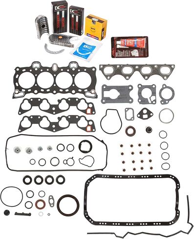MA-4216958616-2 Full Gasket Set Bearings Rings Fit Honda Civic Del Sol 1.5L D15B1 D15B2 in Saudi Arabia