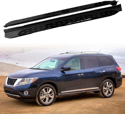 2 قطعة لوحة تشغيل جانبية للباب Nerf Bar مناسبة لنيسان باثفندر 2013-2022 in Saudi Arabia