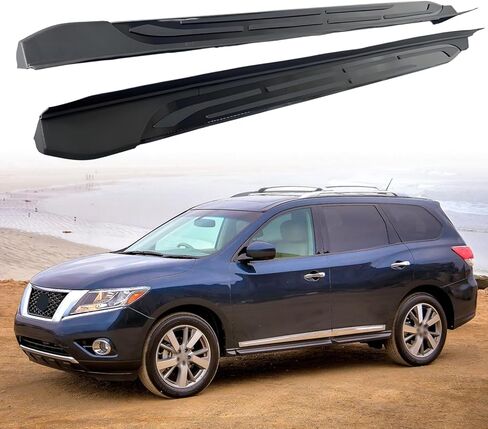 2Pcs Door Side Step Running Board Nerf Bar Fits for Nissan Pathfinder 2013-2022 in Saudi Arabia