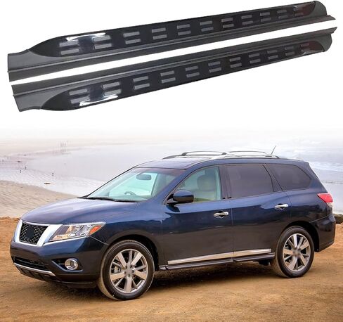 2Pcs Door Side Step Running Board Nerf Bar Fits for Nissan Pathfinder 2013-2022 in Saudi Arabia