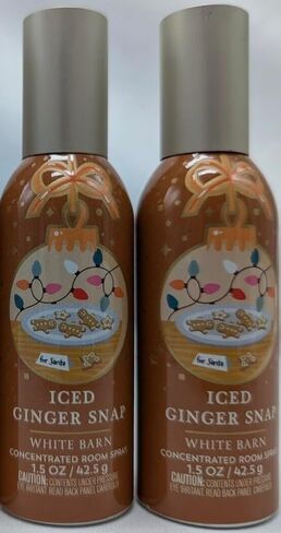 2 x CONCENTRATED ROOM SPRAY MIST PERFUME 1.5 oz ICED GINGER SNAP in Saudi Arabia