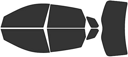Rvinyl Window Tint Kit Compatible with Cadillac SRX 2010-2016 - Black 20% - Single Ply No Bubble Film - Do it Yourself Vehicle Front Precut Kit in Saudi Arabia