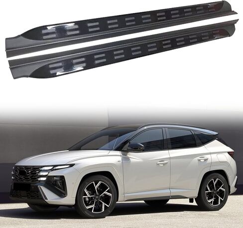 2Pcs Fits for Hyundai 4TH Tucson NX4 2022 2023 2024 2025 Side Step Pedal Running Board Nerf Bar in Saudi Arabia