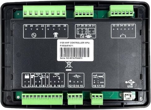 DSE6120 AMF Generator Controller DSE6110 MPU auto Start Diesel genset Control Pannel Charge Remote alternator Controller Circuit(DSE 6110 COPE) in Saudi Arabia