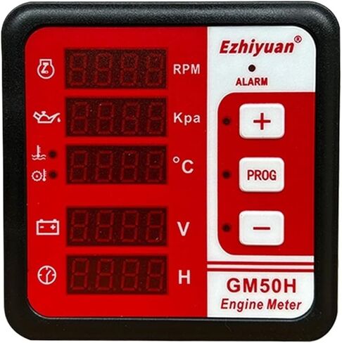 جهاز مراقبة مولد الديزل الرقمي متعدد الوظائف بمحرك أحمر GM50H MK3 مع GM50HR مع وظيفة الاتصال R485 in Saudi Arabia