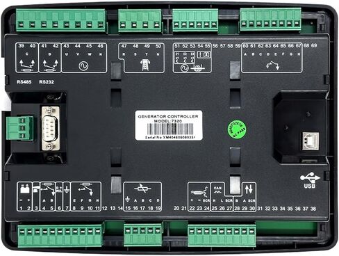 DSE7320 Replace Auto Start Stop Generator Controller 7320 Control Module Panel Alternator Genset Parts in Saudi Arabia