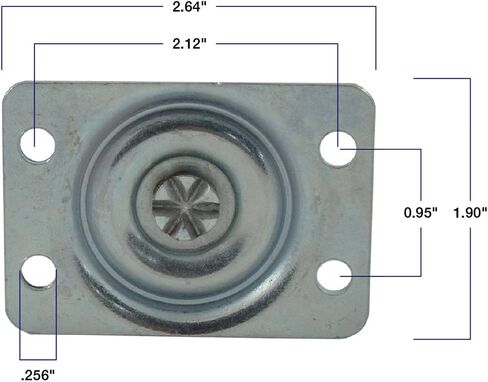 عجلة بلوحة دوارة من المطاط اللدن بالحرارة (TPR) من Titan مقاس 4 بوصات + فرامل، بسعة 250 رطلًا، باللون الأسود in Kuwait