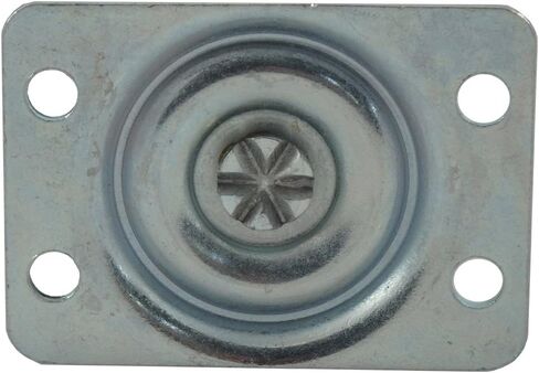 عجلة بلوحة دوارة من المطاط اللدن بالحرارة (TPR) من Titan مقاس 4 بوصات + فرامل، بسعة 250 رطلًا، باللون الأسود in Kuwait