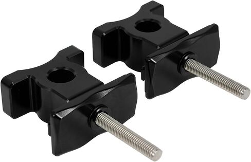 كتل المحور الخلفي للدراجة الترابية لـ KLX 230، شداد ضبط سلسلة CNC لـ KLX230 20-25/KLX232 24-25/KLX230 ABS 21/KLX230S 22-23/KLX230S ABS 22-23/KLX230SE 22/KLX230SM 23/KLX230SM ABS 23-أسود in Saudi Arabia