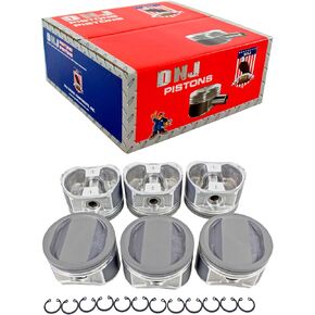 DNJ P655.20 Oversize Piston Set for 2001-2004 / Nissan/Frontier, Xterra / 3.3L / SOHC / V6 / 12V / 3275cc / VG33ER in Kuwait