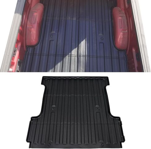 IKON MOTORSPORTS TPE Truck Bed Mat, Compatible with 2015-2023 Ford F150 Crew Cab 5.5Ft & 2022-2024 F-150 Lightning, Custom Fit All Weather Heavy Duty 3D Rear Storage Cargo Trunk Tray Protector Liner in Saudi Arabia