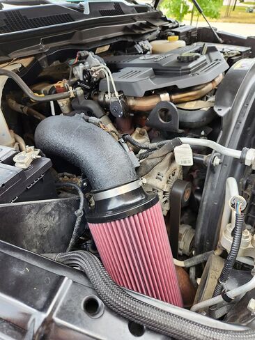 الأداء المعزز 6.7 أداء الكمون نظام سحب الهواء البارد دودج رام 2500/3500 (2007.5-2018) + WHP، WTQ، مكاسب MPG (مرشح أحمر) in Kuwait