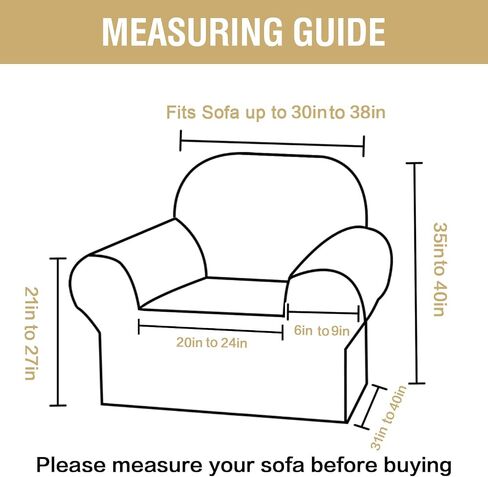 H.VERSAILTEX Jacquard Sofa Slipcover with Waterproof Seat Furniture Protector 1 Piece Stretch Sofa Covers with Elastic Bottom for Kids, Pets, Dog(Sofa, Grey) in Saudi Arabia