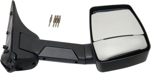 Garage-Pro Mirror For 2003-2014 Ford E-150, 2003-2005 E-150 Club Wagon, 1992-2002 E-150 Econoline, Passenger Side, Tow Mirrors, Manual Glass Adjust, Manual Folding, Non-Heated, With 4-Bolt Mount in Saudi Arabia