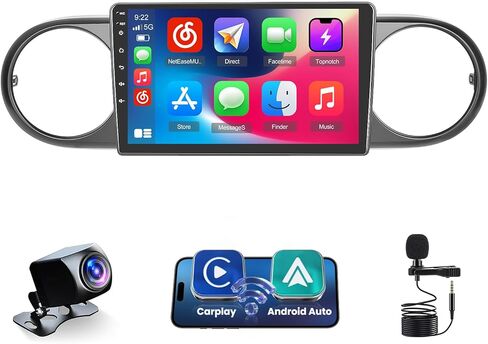 Roinvou 2+64G Android CarPlay Stereo for Toyota Scion xB 2007-2016، مشغل CarPlay لاسلكي مدمج مع Android Auto، شاشة تعمل باللمس مقاس 9 بوصات داخل لوحة القيادة GPS ودعم مرآة Link BT RDS AHD WiFi DSP in Saudi Arabia