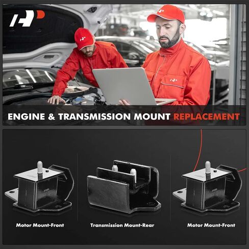 A-Premium 3PCS Engine Motor Mount and Transmission Mount Set Compatible with Nissan Pickup 1995-1997, D21 1986-1994, 2.4L, RWD, Replace# 1132009G00, 1121018G01 in Saudi Arabia