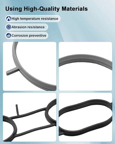 Intake Manifold Gasket Kit Fit for Nissan Cube 1.8L 2009-2014 NV200 2.0L 2013-2020 Sentra 2.0L 2007-2012 Versa 1.8L 2007-2012 Chevrolet City Express 2.0L 2015-2018 Replace MS97038 037-6179 13220700 in Saudi Arabia