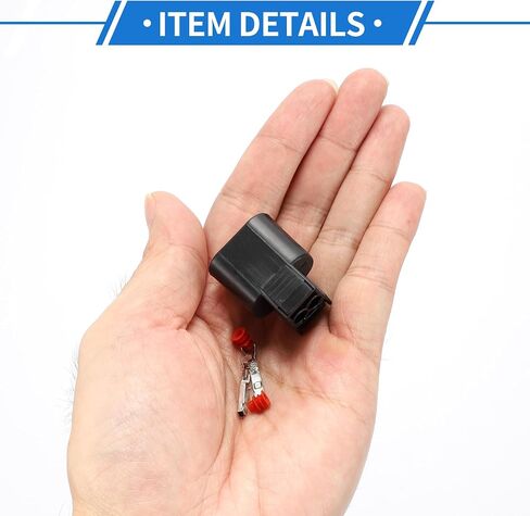 2 Pin ABS Sensor Connector Plug Kit Compatible for Mitsubishi, Waterproof 2.2 mm Series Plastic Black Female Wire Terminal Connector in Saudi Arabia