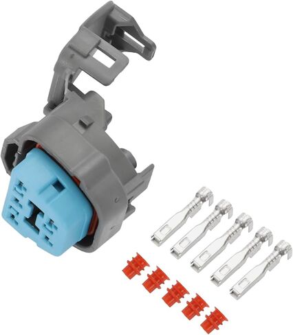 Motoforti Fuel Pump Connector Plug for Honda for Acura/Inner Female Wire Terminal Connector/Waterproof Plastic 2.2mm Series / 1 Set Gray 5 Pin Long-lasting in Saudi Arabia