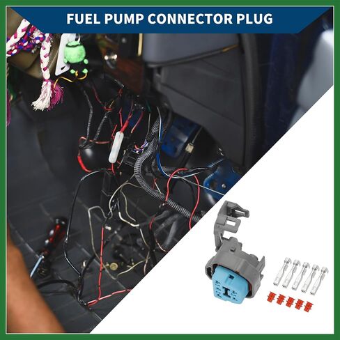 Motoforti Fuel Pump Connector Plug for Honda for Acura/Inner Female Wire Terminal Connector/Waterproof Plastic 2.2mm Series / 1 Set Gray 5 Pin Long-lasting in Saudi Arabia