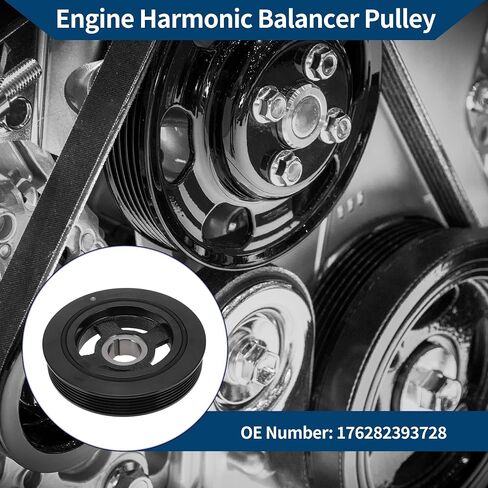 No.231243C201 Engine Harmonic Balancer Crankshaft Pulley for Kia Sorento 2011-2020 Harmonic Balancer Pulley Crank Pulley 6 Groove Durable in Saudi Arabia