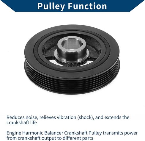 No.231243C201 Engine Harmonic Balancer Crankshaft Pulley for Kia Sorento 2011-2020 Harmonic Balancer Pulley Crank Pulley 6 Groove Durable in Saudi Arabia