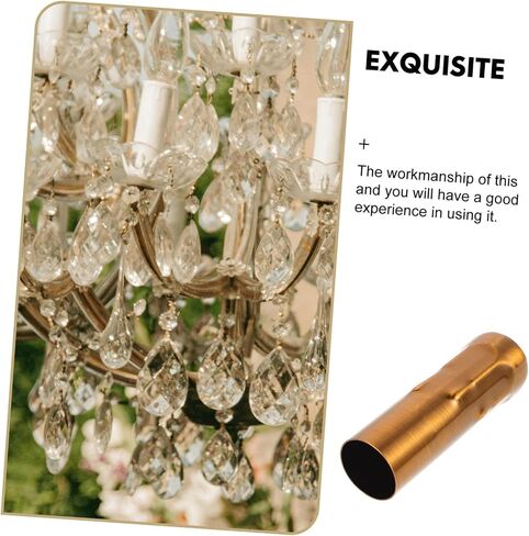 DECHOUS 6pcs Chandelier Candle Light Sleeves Elegant Lamp Parts for Ceiling Lamps and Chandeliers Home Decor and Stylish Crystals in Saudi Arabia