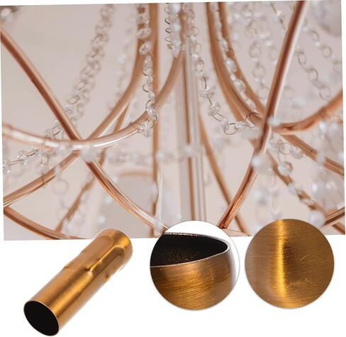 DECHOUS 6pcs Chandelier Candle Light Sleeves Elegant Lamp Parts for Ceiling Lamps and Chandeliers Home Decor and Stylish Crystals in Saudi Arabia