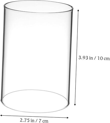 2pcs Glass Candle Shade Decorative Candle Covers Desktop Holder Home Decorative Shades in Saudi Arabia
