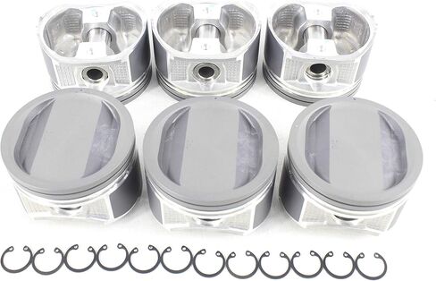 DNJ P655.20 مجموعة المكبس كبيرة الحجم لـ 2001-2004 / Nissan / Frontier، Xterra / 3.3L / SOHC / V6 / 12V / 3275cc / VG33ER in Kuwait