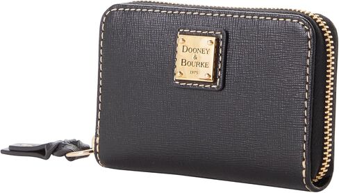 Dooney & Bourke Wallet, Saffiano Large Zip Around Credit Card Case | Ecru in Saudi Arabia