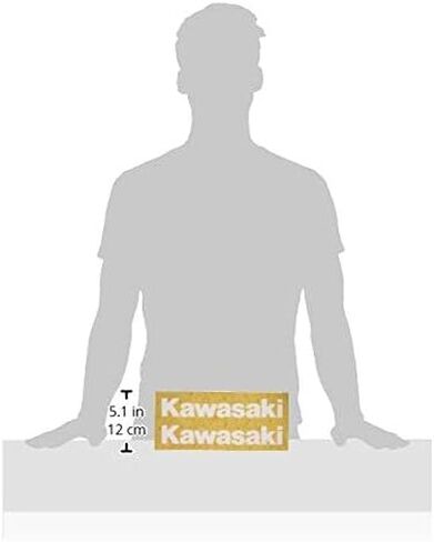 Factory Effex 09-44114 Black 'Kawasaki' Universal Swing Arm Sticker in Saudi Arabia