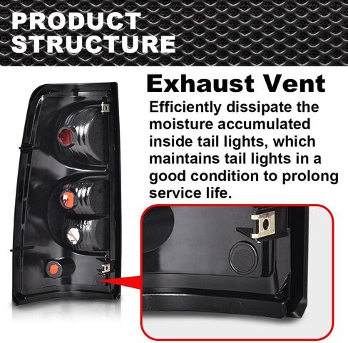 Tail Lights Assembly Rear Lights Tail Lamp Compatible with Chevy Silverado Pickup 2003 2004 2005 2006 Lamps Assembly w/harness in Saudi Arabia