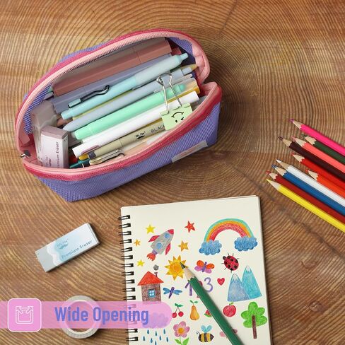 Mr. Pen- Mesh Pencil Case, White, Mesh Zipper Pouch Bags, Mesh Bags with Zipper Pouches for Organization, Cosmetic Bag, Purse Pouch, Cute Makeup Bag, Make Up Pouch, Makeup Bag Cute, Zip Pouch in Saudi Arabia