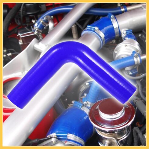 32mm 1.26" ID 90 Degree Elbow Silicone Reducer Hose Pipe Bend Turbo Water Intercooler Blue Auto Replacement Parts in Saudi Arabia