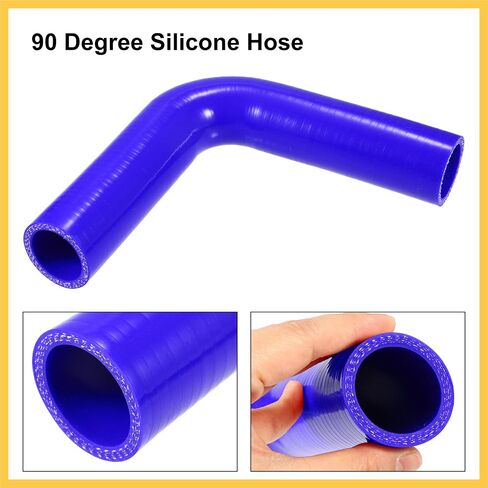 32mm 1.26" ID 90 Degree Elbow Silicone Reducer Hose Pipe Bend Turbo Water Intercooler Blue Auto Replacement Parts in Saudi Arabia