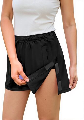 Tear Away Shorts for Women Side Split Open Breakaway Post Surgery Recovery Bottoms in Saudi Arabia