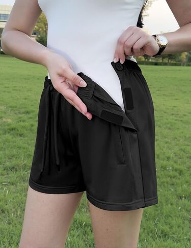 Tear Away Shorts for Women Side Split Open Breakaway Post Surgery Recovery Bottoms in Saudi Arabia