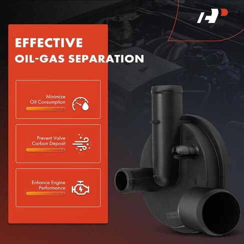 A-Premium Engine Crankcase Vent Valve Oil Separator Compatible with Volkswagen Jetta 1997 1998 1999, 1.9L in Saudi Arabia