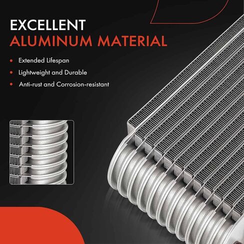 A-Premium A/C Evaporator Core Compatible with Ford Mustang 1982-1986, Fairmont 1982-1983, Granada 1982, LTD, Thunderbird & Lincoln Continental, Mark VII & Mercury Capri, Cougar, Marquis, Zephyr in Saudi Arabia