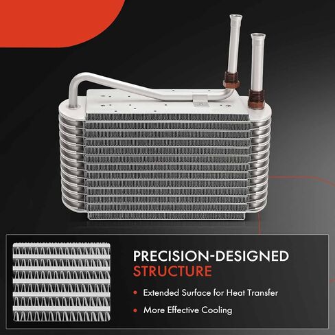 A-Premium A/C Evaporator Core Compatible with Ford Mustang 1982-1986, Fairmont 1982-1983, Granada 1982, LTD, Thunderbird & Lincoln Continental, Mark VII & Mercury Capri, Cougar, Marquis, Zephyr in Saudi Arabia