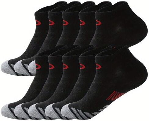 Short Socks for Men and Women, Comfortable and Breathable, Suitable for Sports and Fitness (10 Pairs) in Saudi Arabia