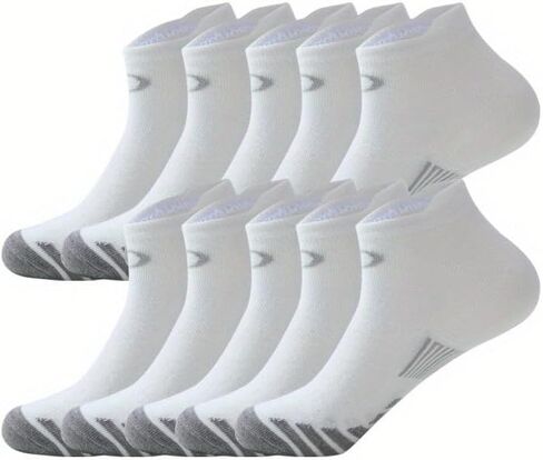 Short Socks for Men and Women, Comfortable and Breathable, Suitable for Sports and Fitness (10 Pairs) in Saudi Arabia