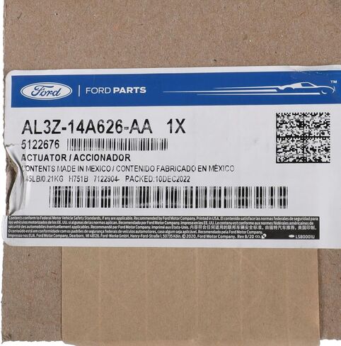 Ford F-150 مشغل لوحة المفاتيح السلكية للدخول بدون مفتاح AL3Z-14A626-AA - أسود، زر ضغط، صفيف، يدوي، لمس، IP56 in Saudi Arabia